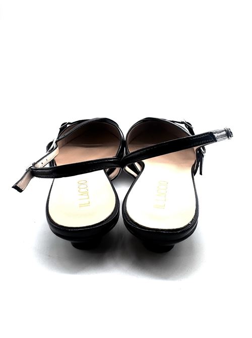 Slingback donna con cinturini IL LACCIO | 1064NAPLAKNERO